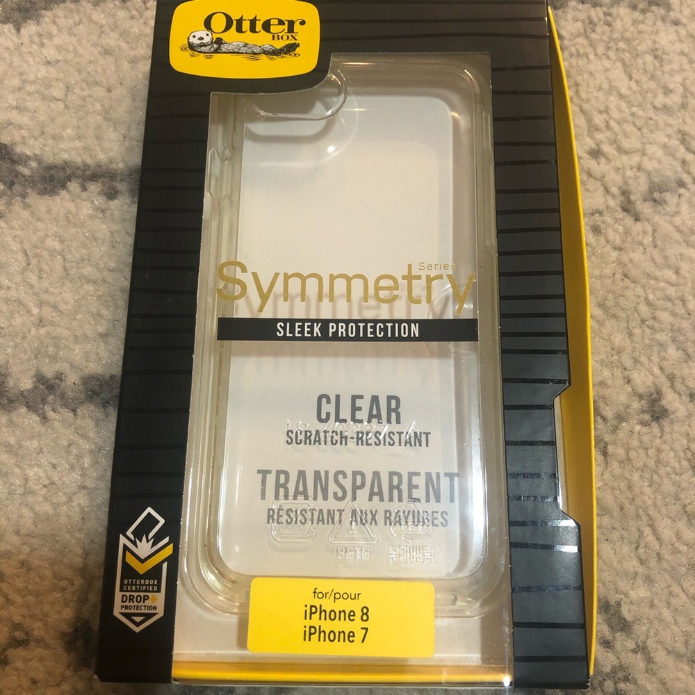 Otterbox clear case iPhone 8 7 new